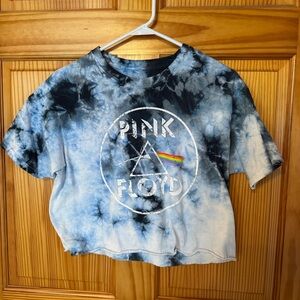 Pink Floyd Kids Tie-Dye T-Shirt - Blue and Black